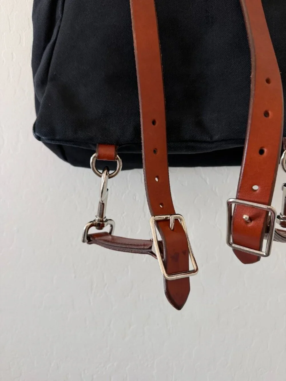 Rebecca Ray Equus Backpack - Black and Brown